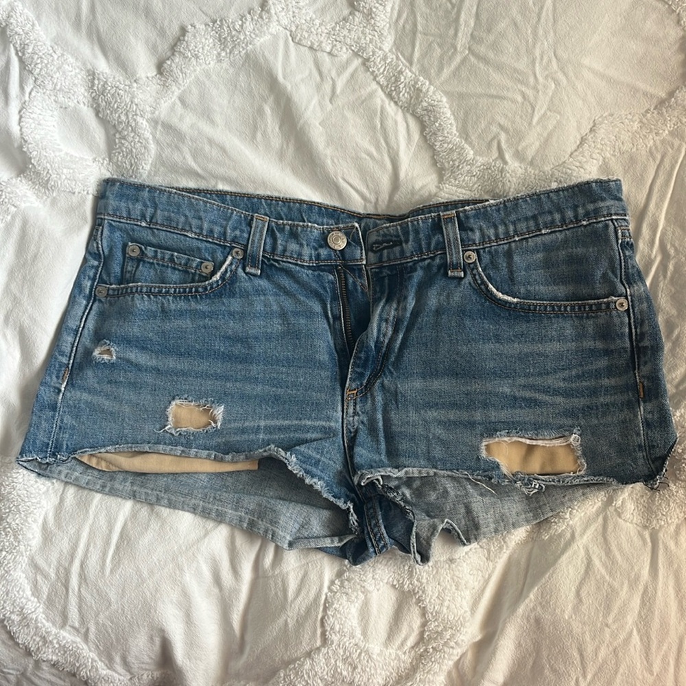 Rag and bone denim cutoff shorts size 30